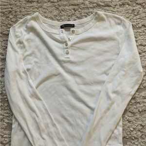 zara whit long sleeve